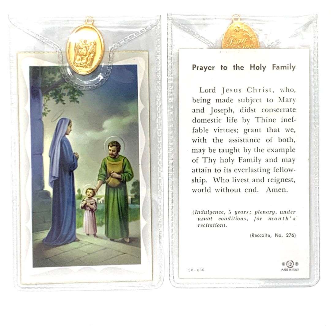 Holy Family Holy Card