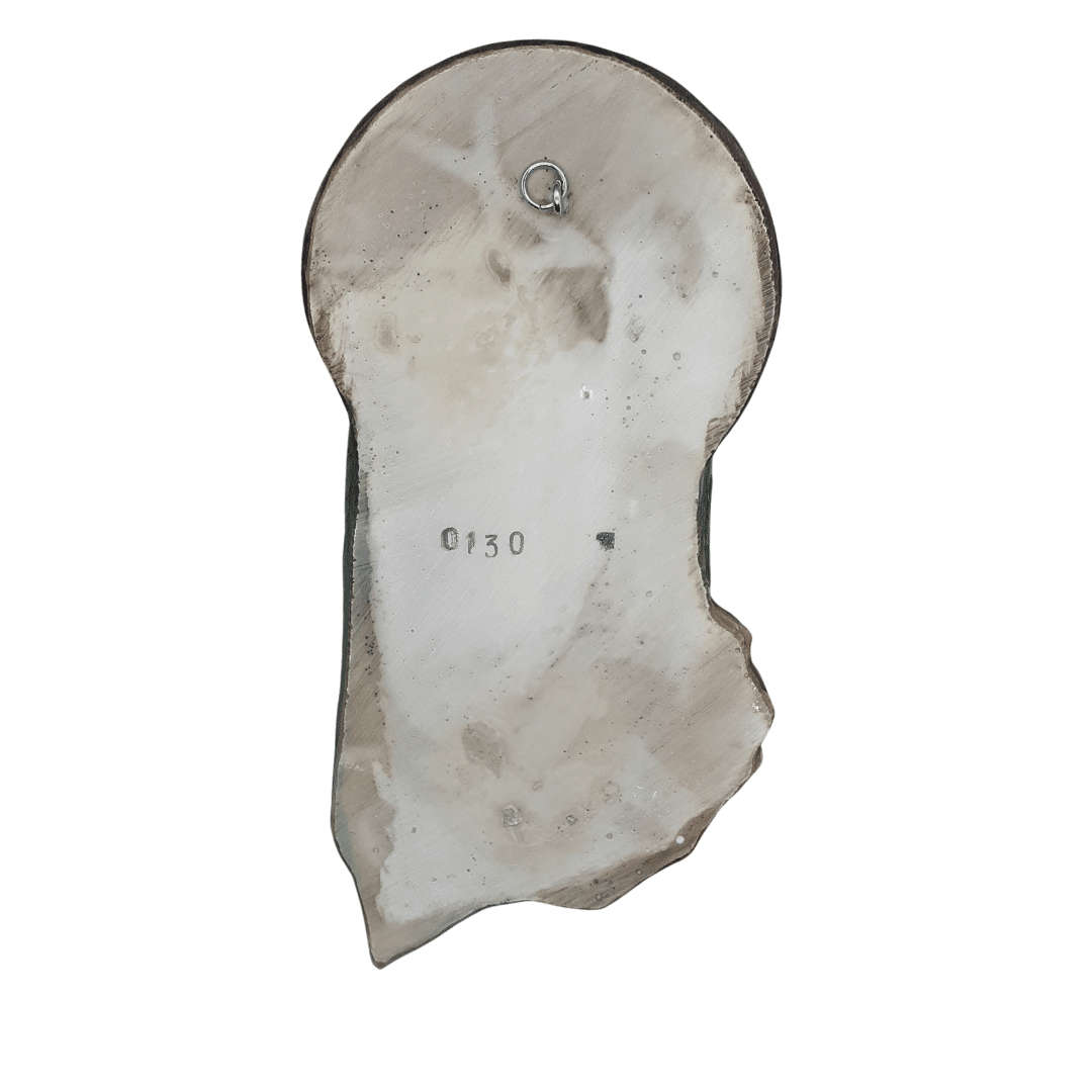 Ceramic Madonna and Child Plaque