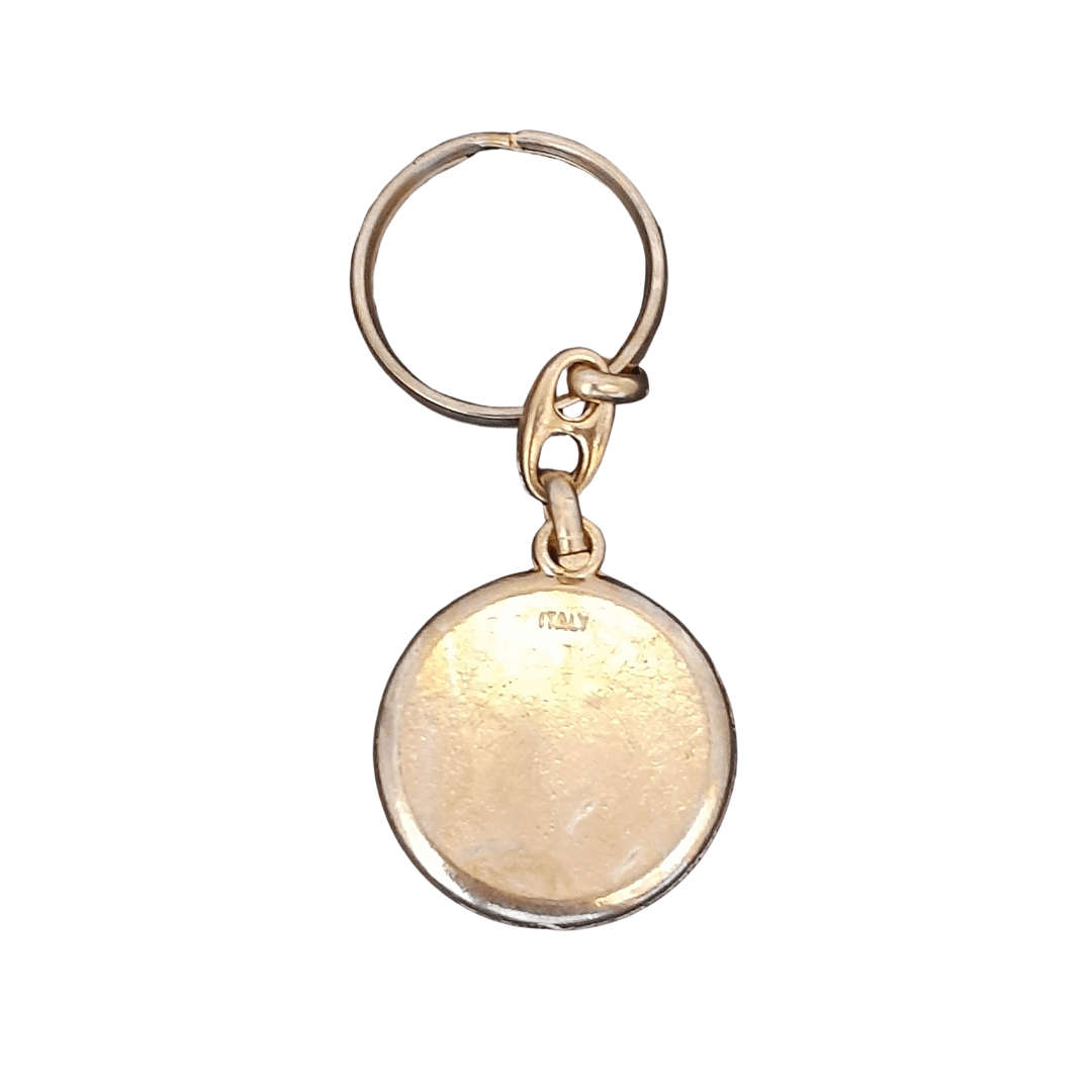 Two Tone St Christopher Keyring and Card