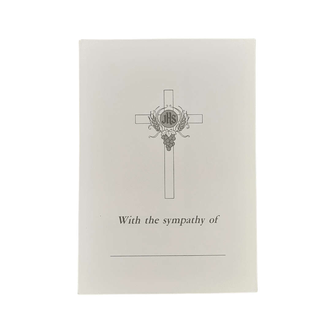 In Loving Memory Saint Therese Card