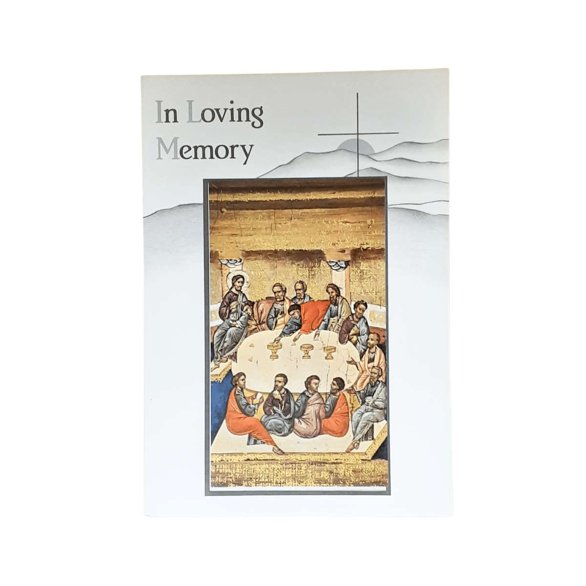 In Loving Memory Mass Card Last Supper