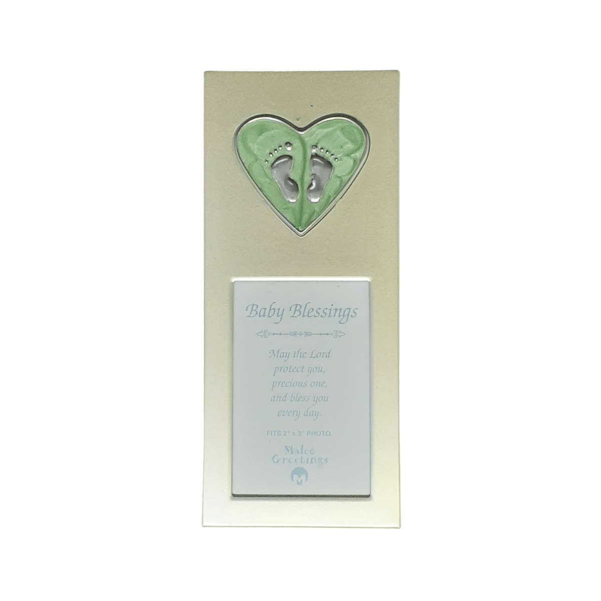 Green Feet Baby Blessing Frame