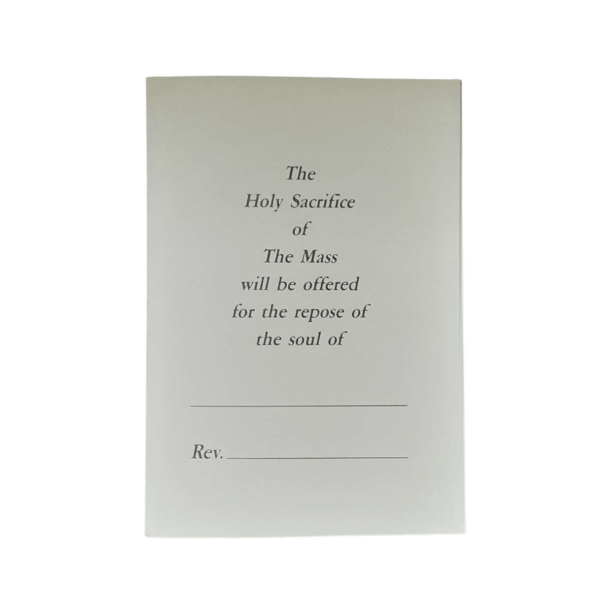 In Loving Memory Saint Therese Card