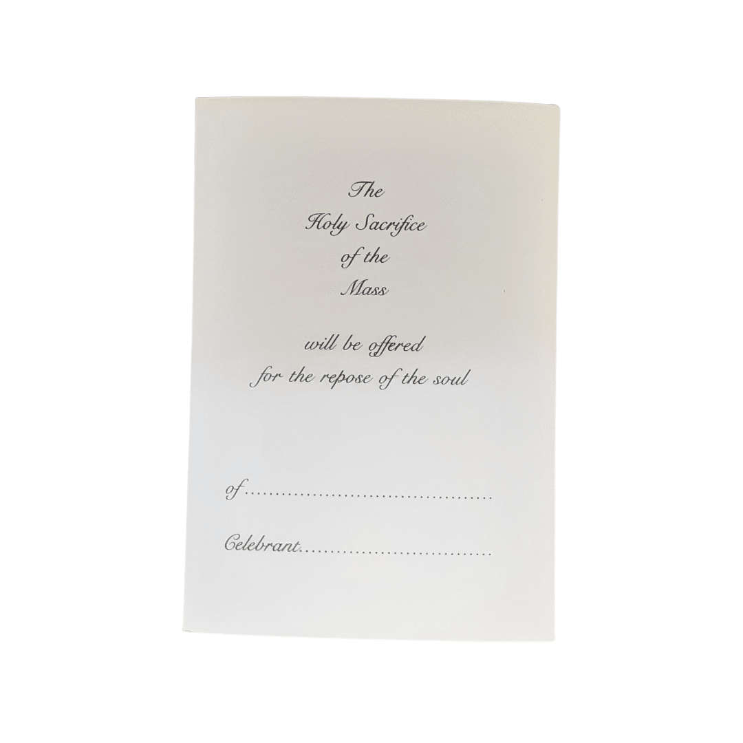 Sincere Sympathy Mass Card Saint Francis