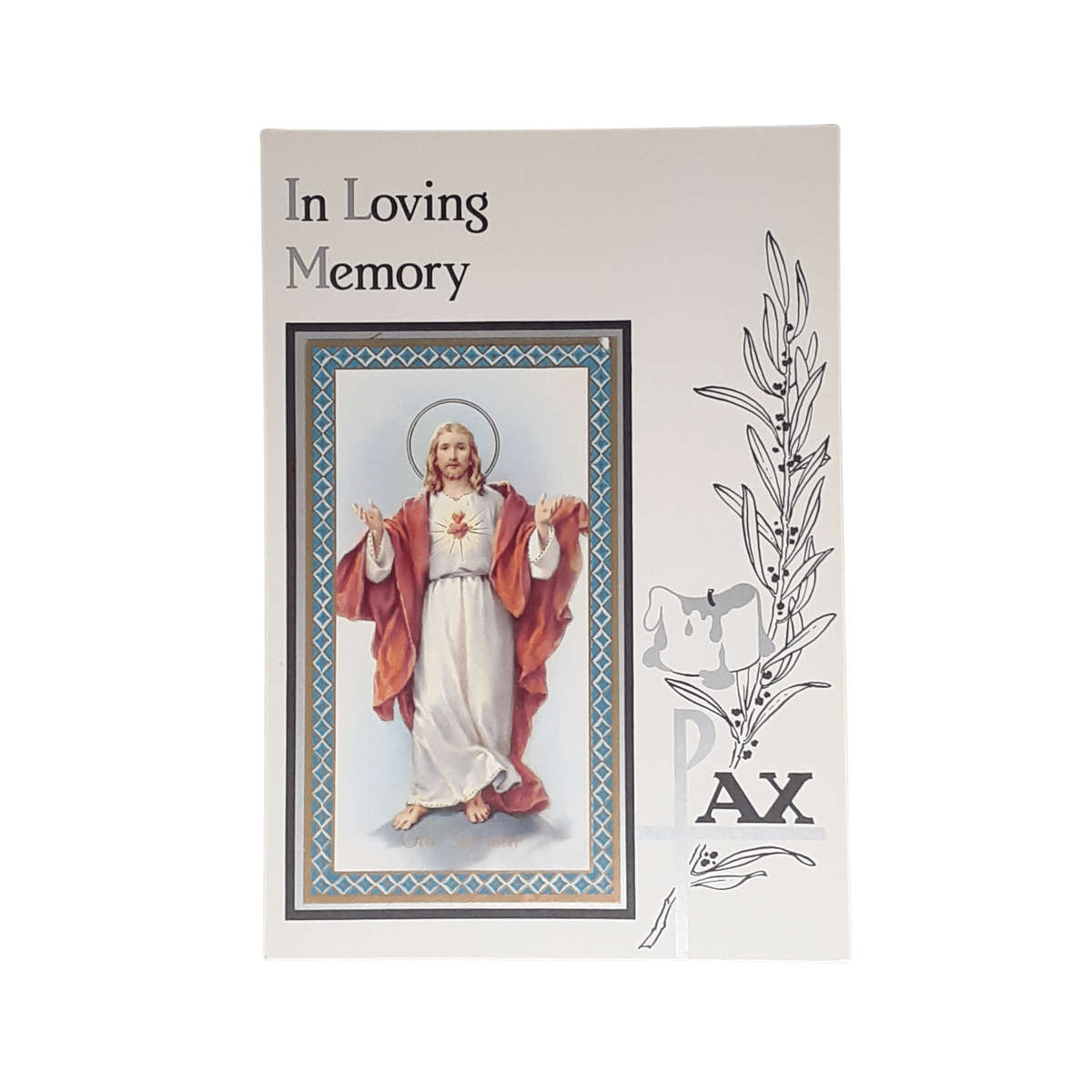 In Loving Memory Card - Our Saviour