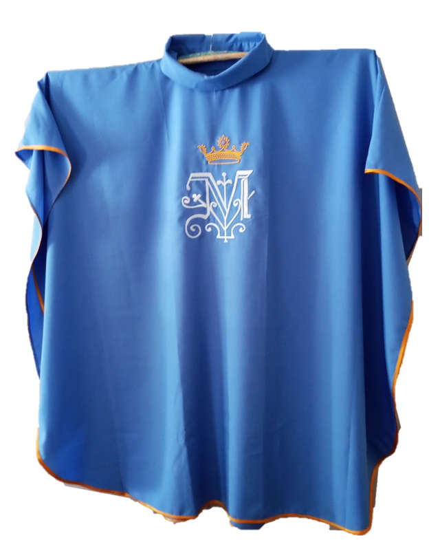 Pale Blue Marion Chasuble and stole