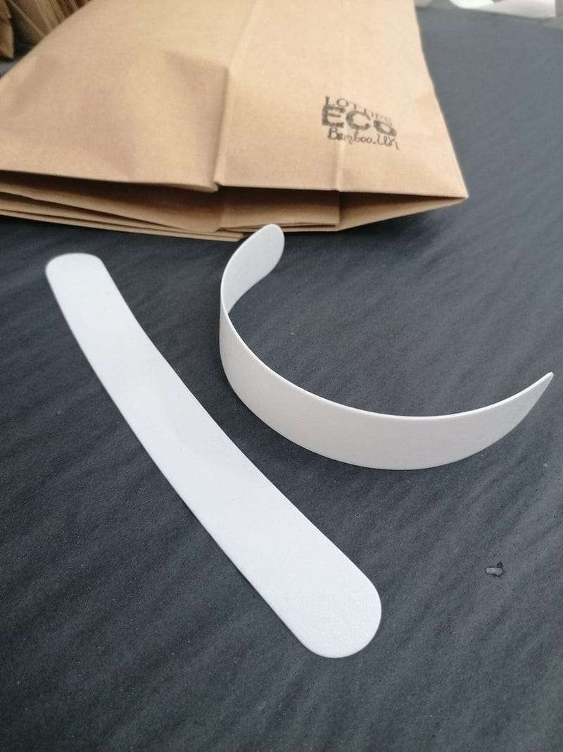 Slip in Clerical collar - white