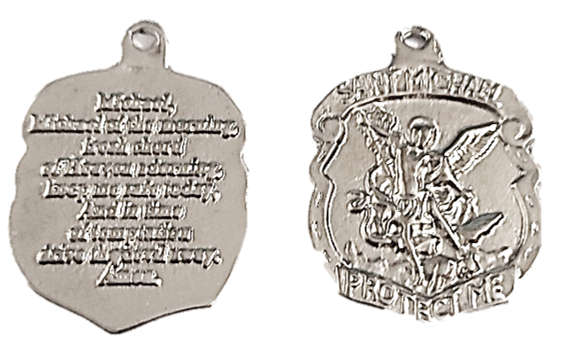 St Michael The Archangel Scroll medal