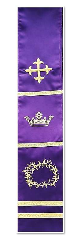 Purple 2 point Stole