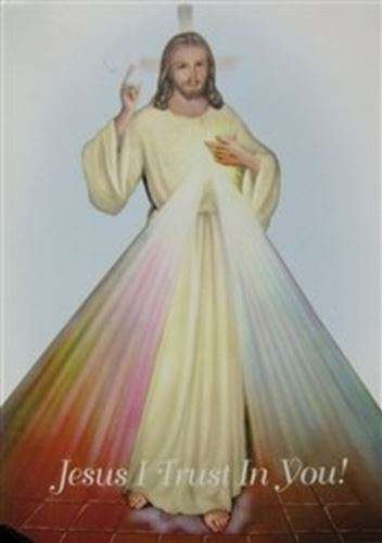 Divine Mercy metal magnet