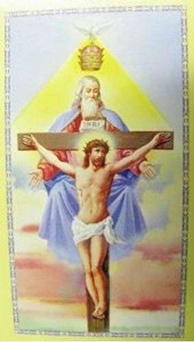 Holy Trinity Holy card