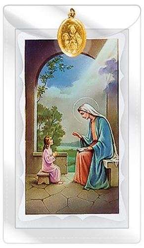 St Anne Medal with Prayer Card
