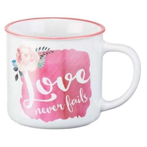 LOVE never fails Mug - Gift Boxed