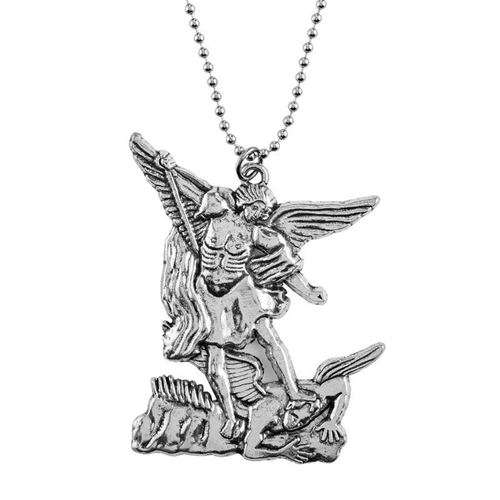 St Michael Rear View Mirror Devotional Ornament