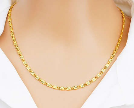 18kt gold filled - 60cm Anchor Chain