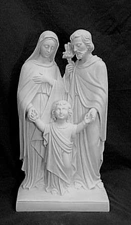50cm Holy Family in Cold Cast Marble