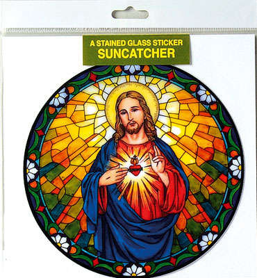Sacred Heart of Jesus Suncatcher