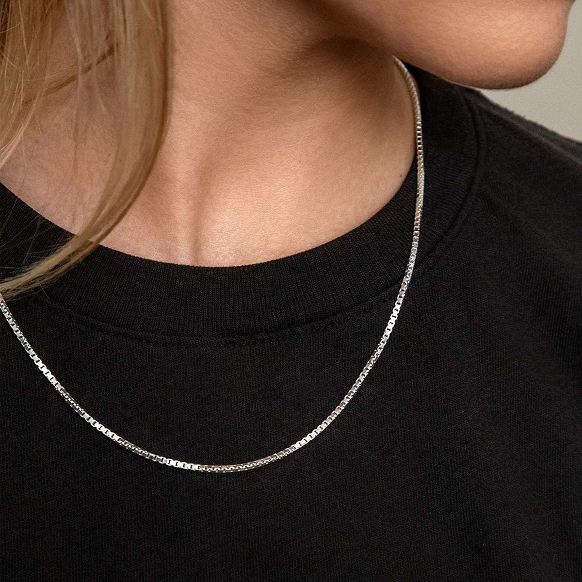 Sterling Silver 50cm Box Chain