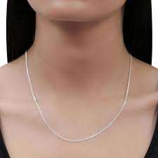 Sterling Silver 45cm Curb Link (2mm Link) Chain