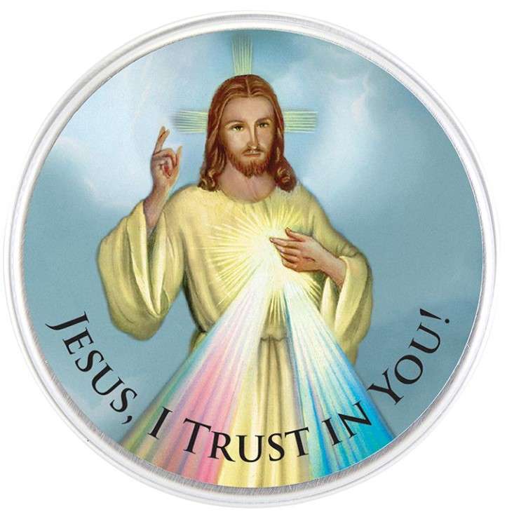 Divine Mercy Rosary Tin