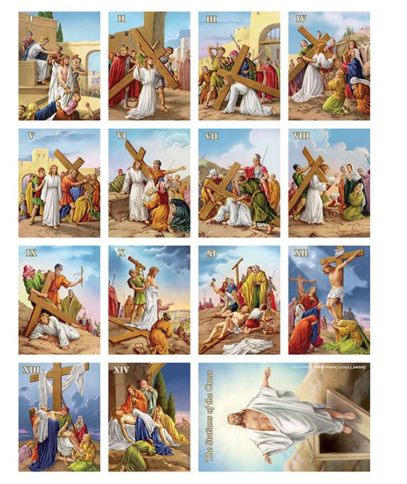 Stations of the Cross Magnet set
