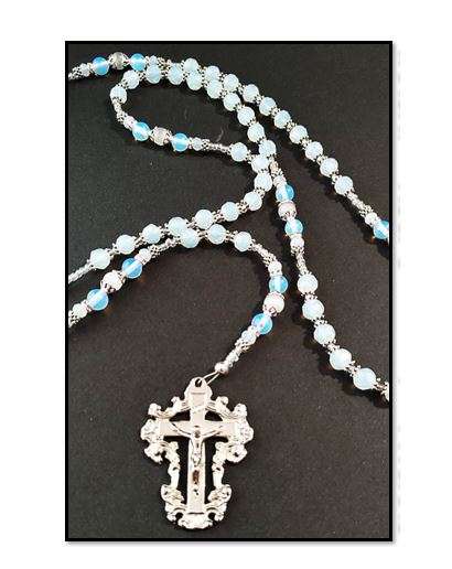 October Birthstone  Rosary - Opal