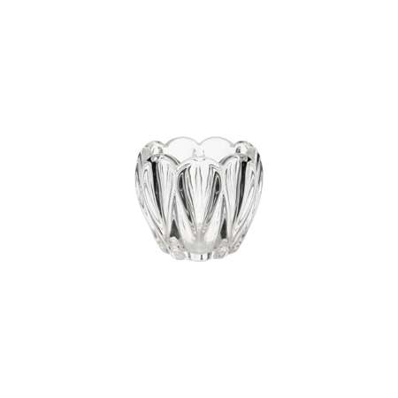 6cm Glass candle holder