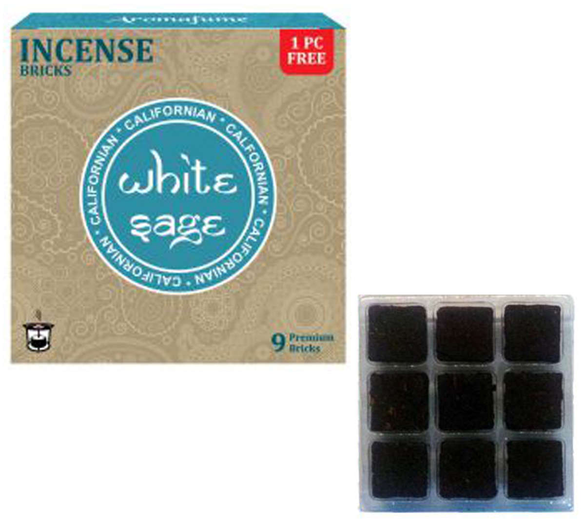 White sage Aroma Fume Briquettes