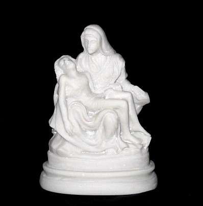 11cm Michelangelo's Pieta - Miniature marble statue