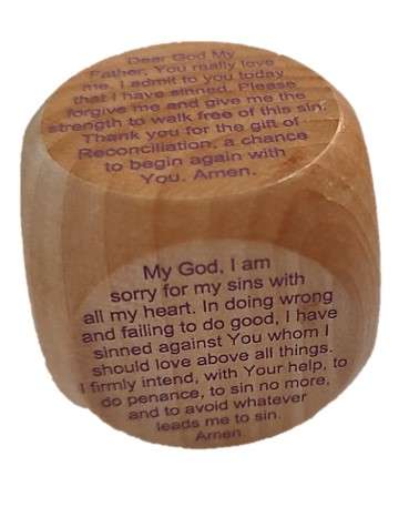 Reconciliation Prayer Cube (1st Confession)