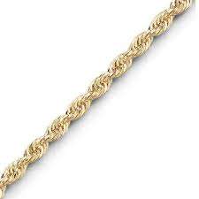 18kt gold filled Rope Chain - 50cm