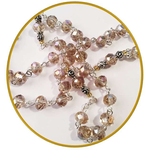 Chaplet of Unity - Golden Austrian Crystal Glass