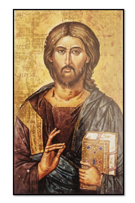 Jesus Christ Almighty "Pantocrator" icon - Replica 7 x 4cm