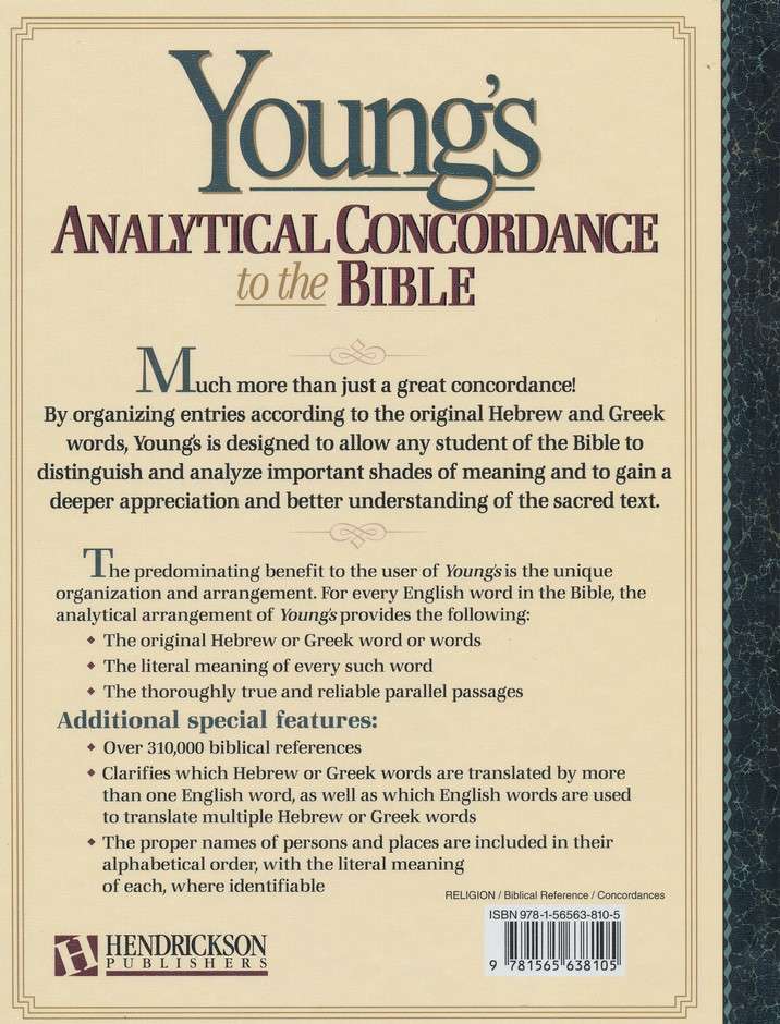 Young's Analytical Concordance to the Bible - Robert Young