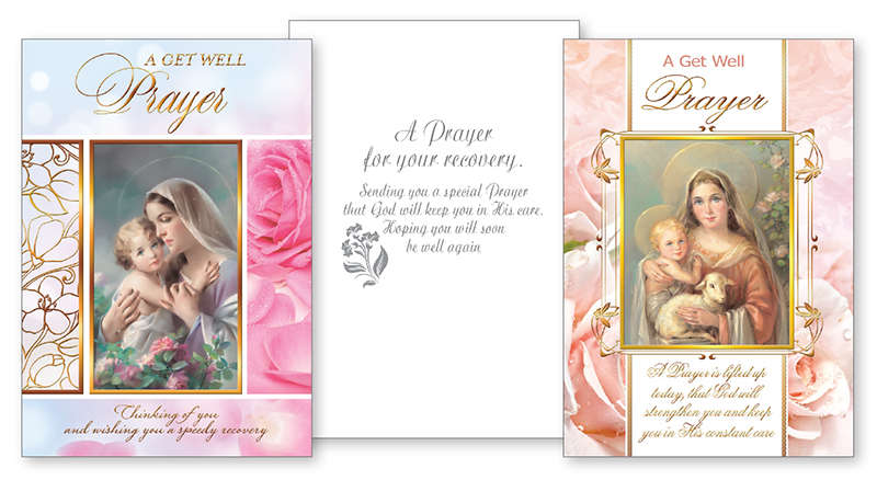 A Get Well Prayer - Greeting card