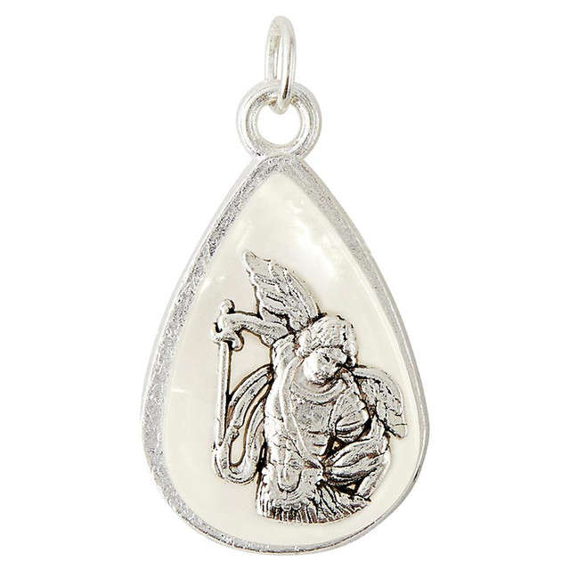 Mother of Pearl St Michael Pendant