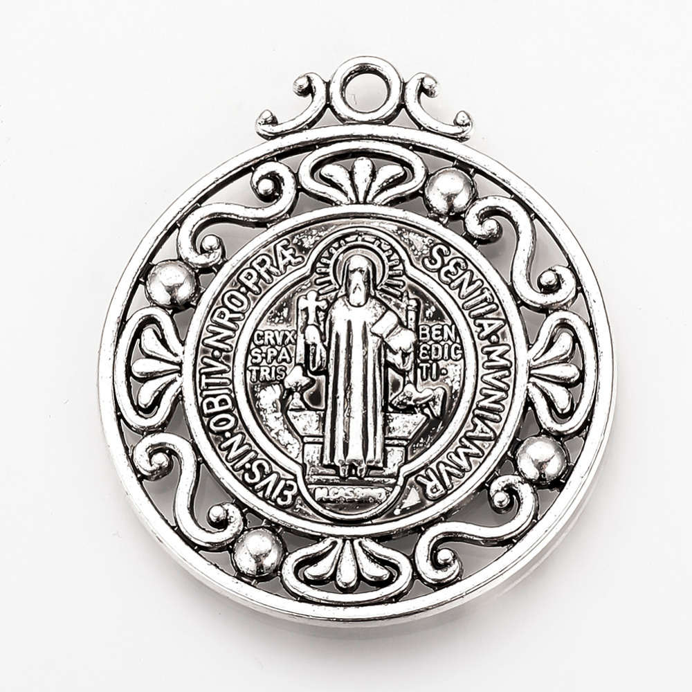 St Benedict Pendant - 38mm in diameter