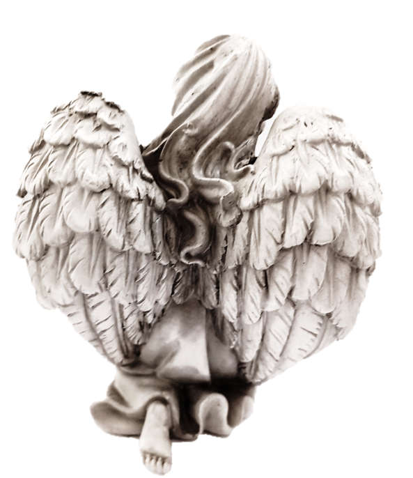 14.5cm Angel & Baby Statue