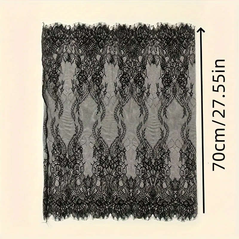 Traditional Vintage Infinity Mantilla Veil - Black