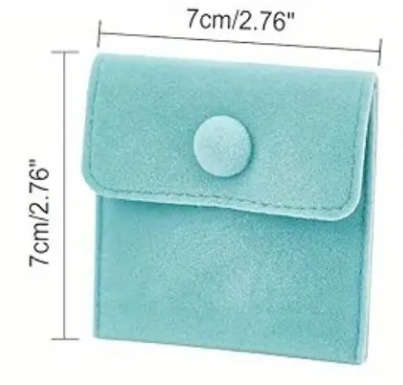 Blue Velvet Rosary Bag