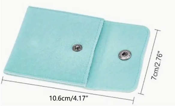 Blue Velvet Rosary Bag