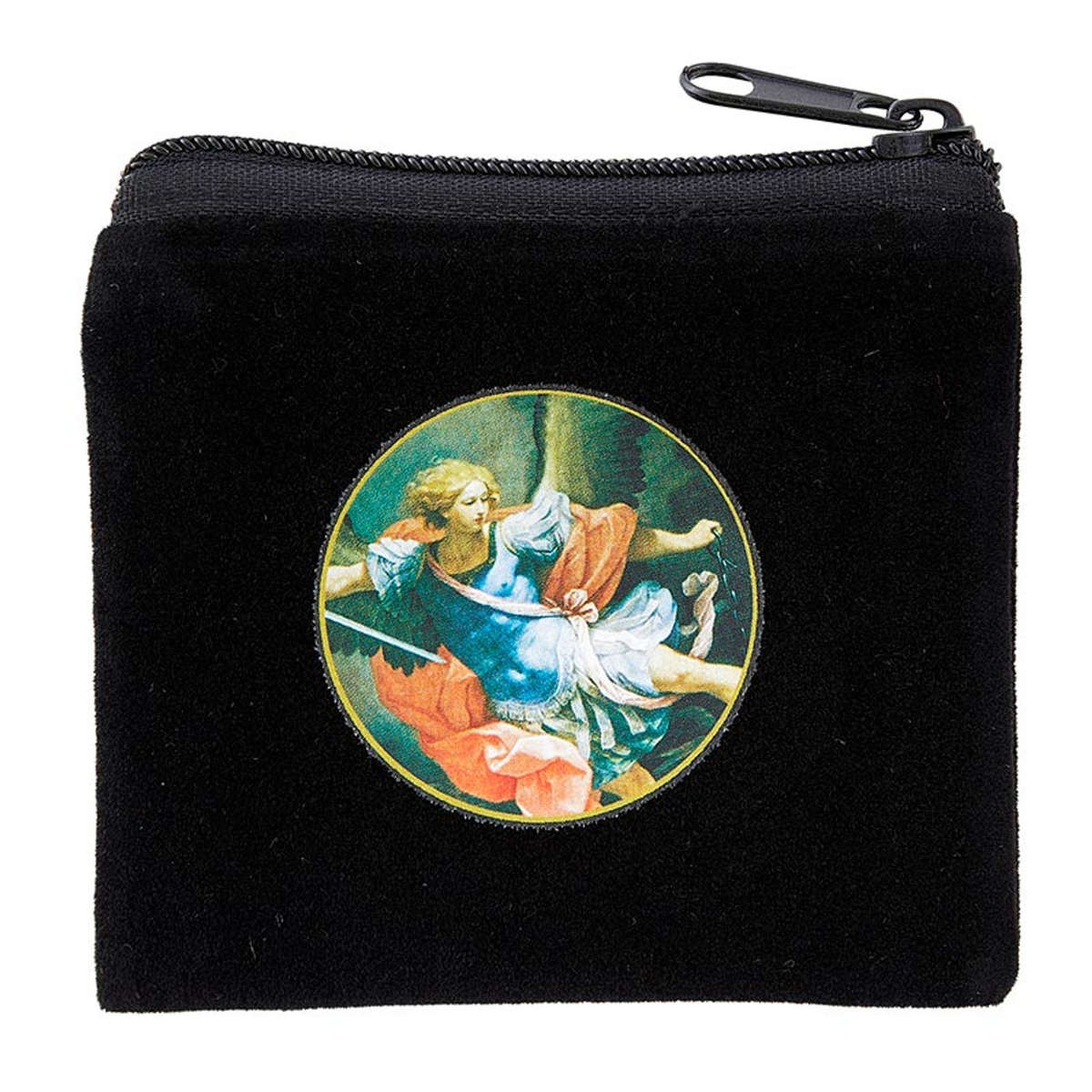 St Michael Rosary Zipper Bag