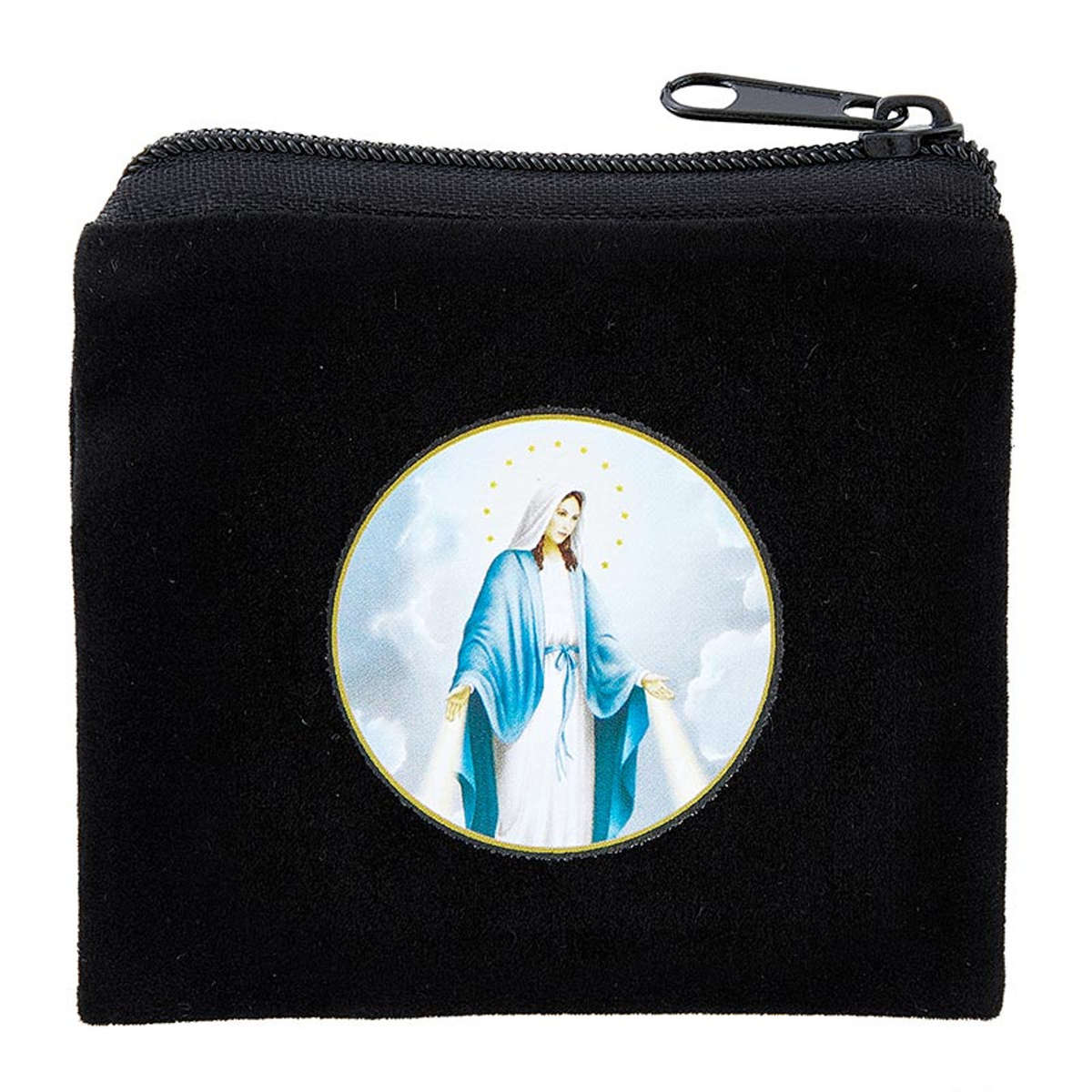 Our Lady of Grace Rosary Zipper Bag