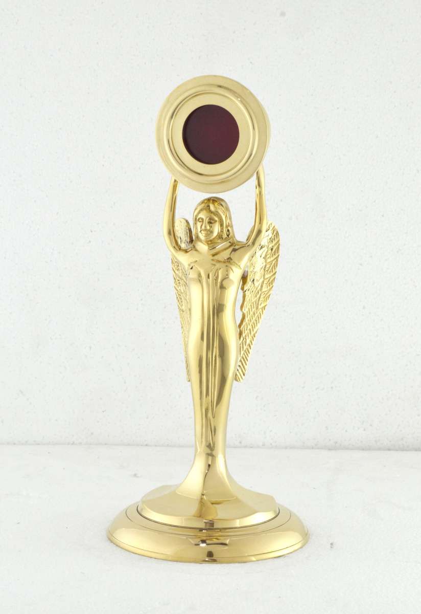 26cm Brass Angel Monstrance
