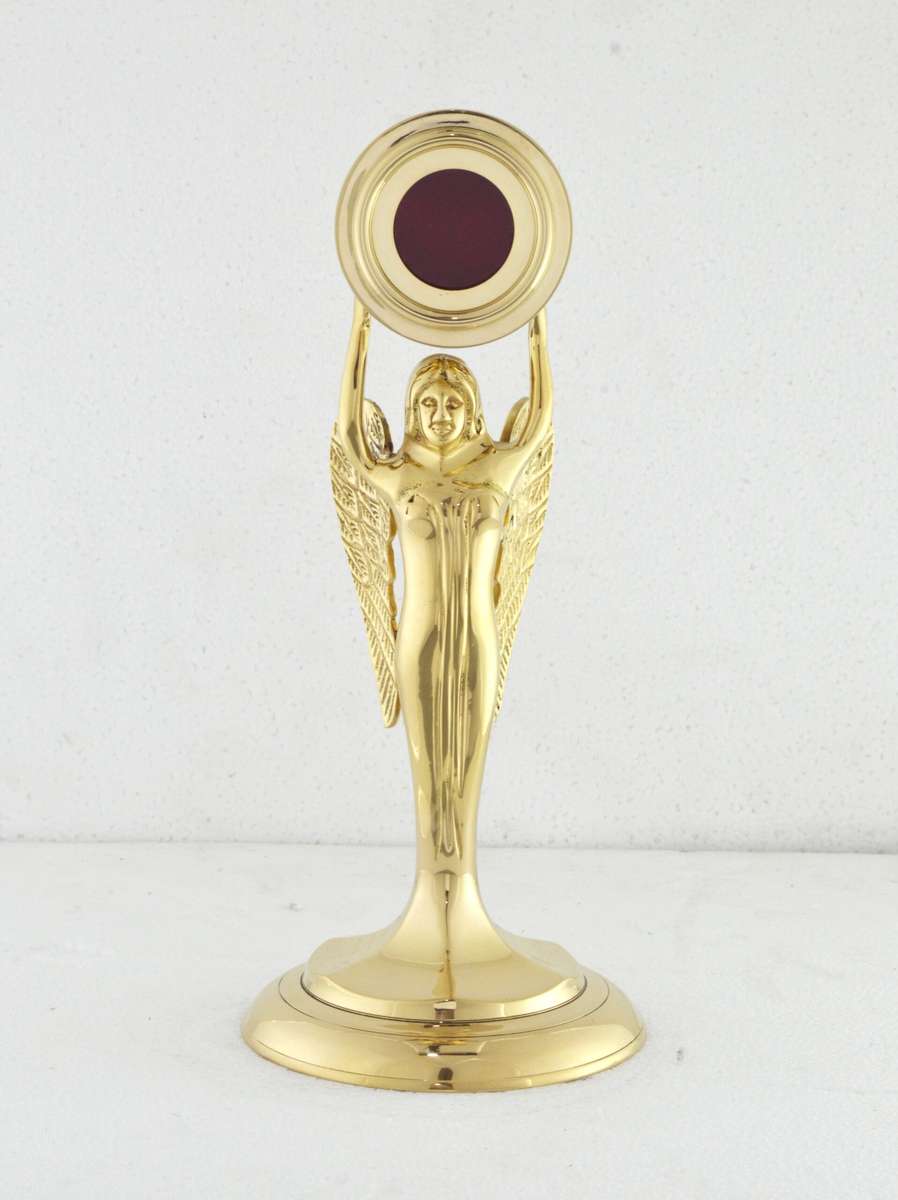 26cm Brass Angel Monstrance
