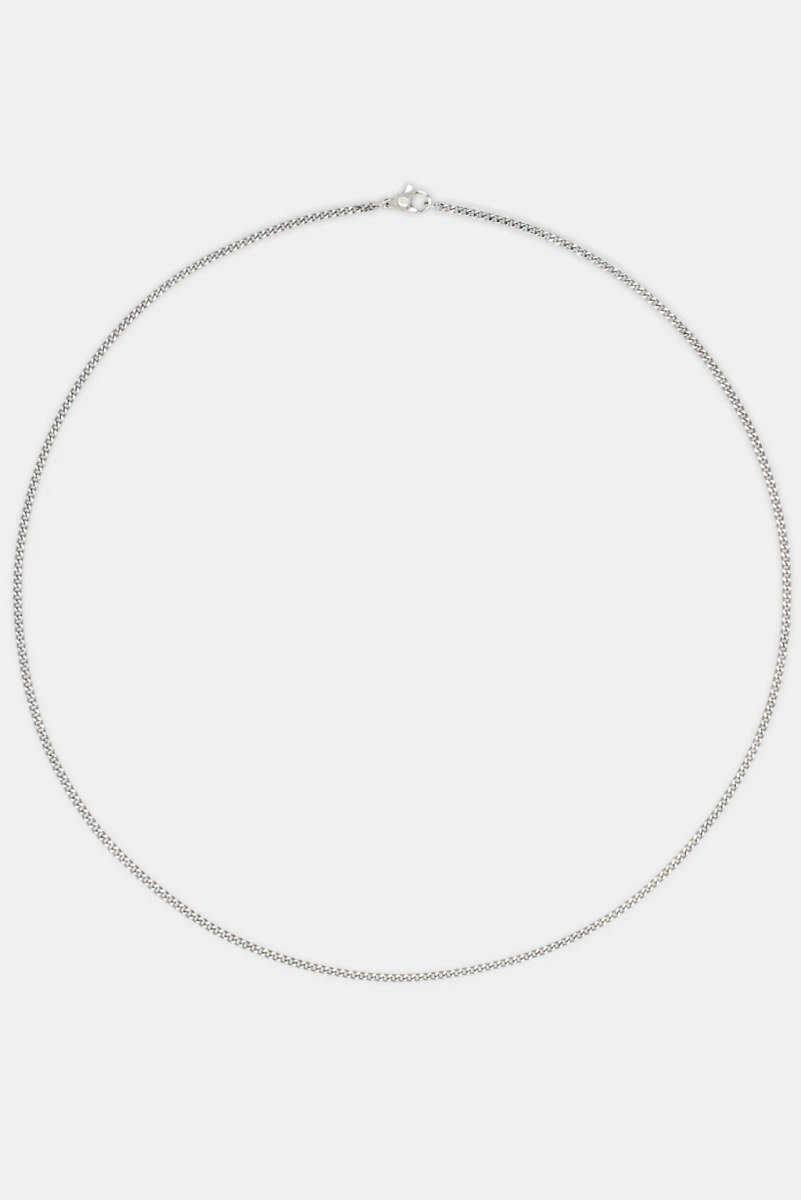 2mm Curb Link Chain - 45cm - Stainless Steel
