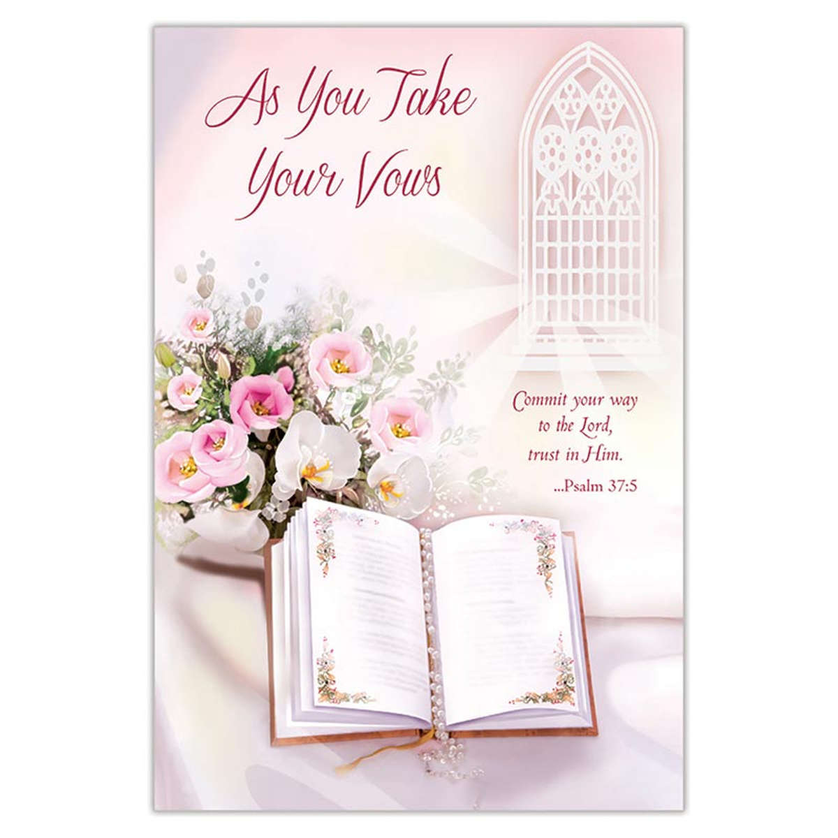 As you Take your Vows - Greeting card