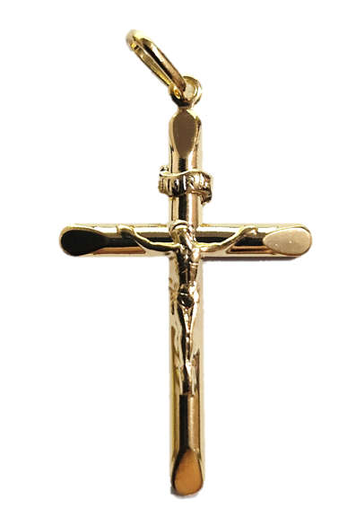 18kt gold filled  Traditional Crucifix  -32mm Length