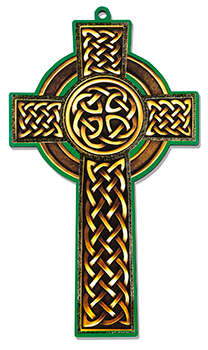 Wood Cross 15.5cm/Celtic Cross