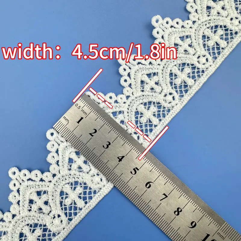 4.5cm Polyester Lace - 1 yard (90cm)